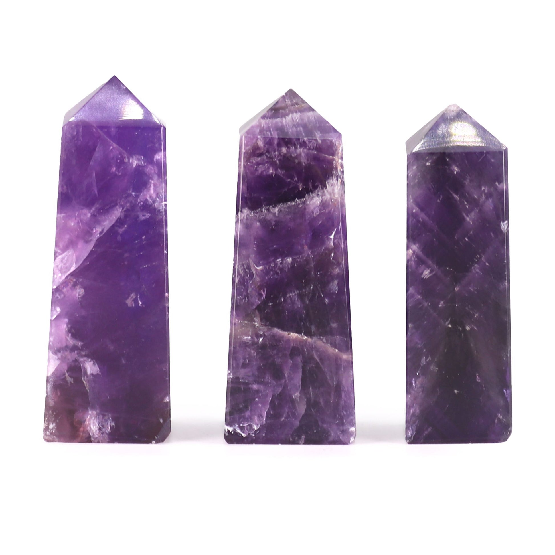 Gemstone Obelisk Points - African Amethyst