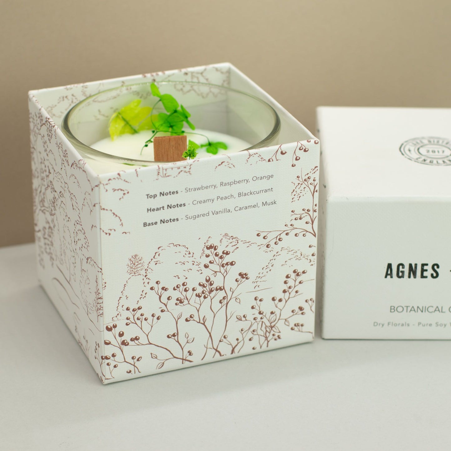 Agnes & Cat Botanical Soy Wax Candle - Fellberry
