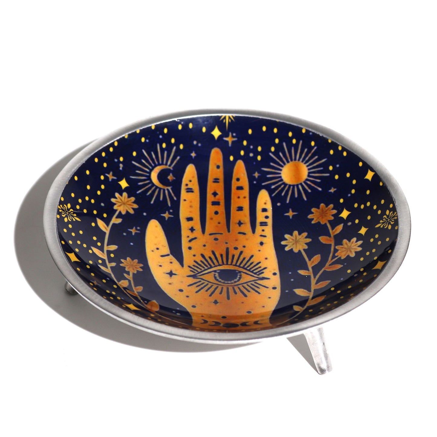 Hamsa Midnight Blue Altar Dish