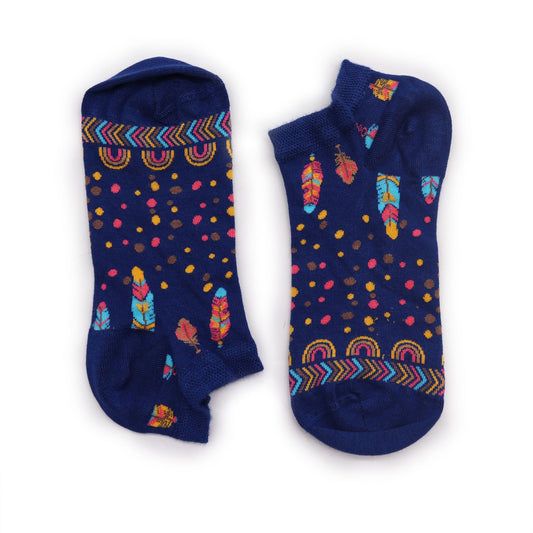 Hop Hare Bamboo Socks Low Indian Feathers