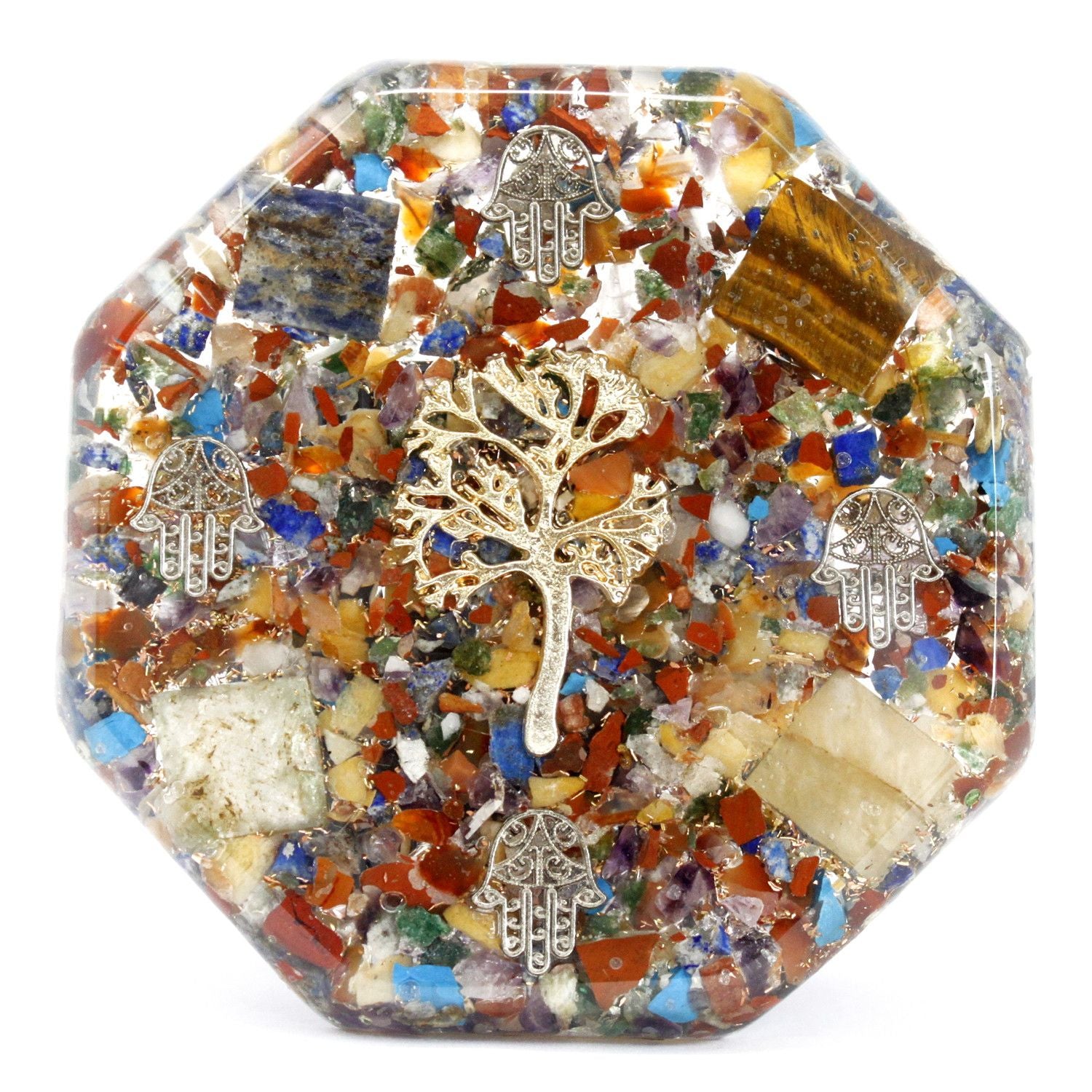 Orgonite Desk Power Pack | EMF Protection Paperweight 11cm UK – Divine ...