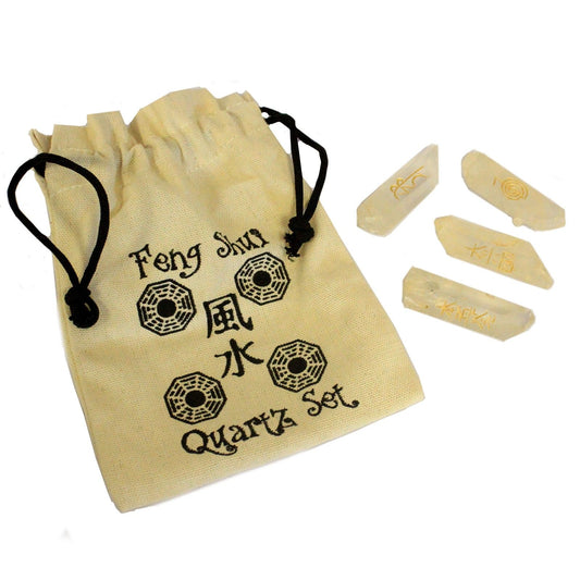 Fengshui Quatra-Set Natural Quartz DV
