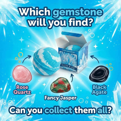 Elemental Crystal Bath Bomb - Water