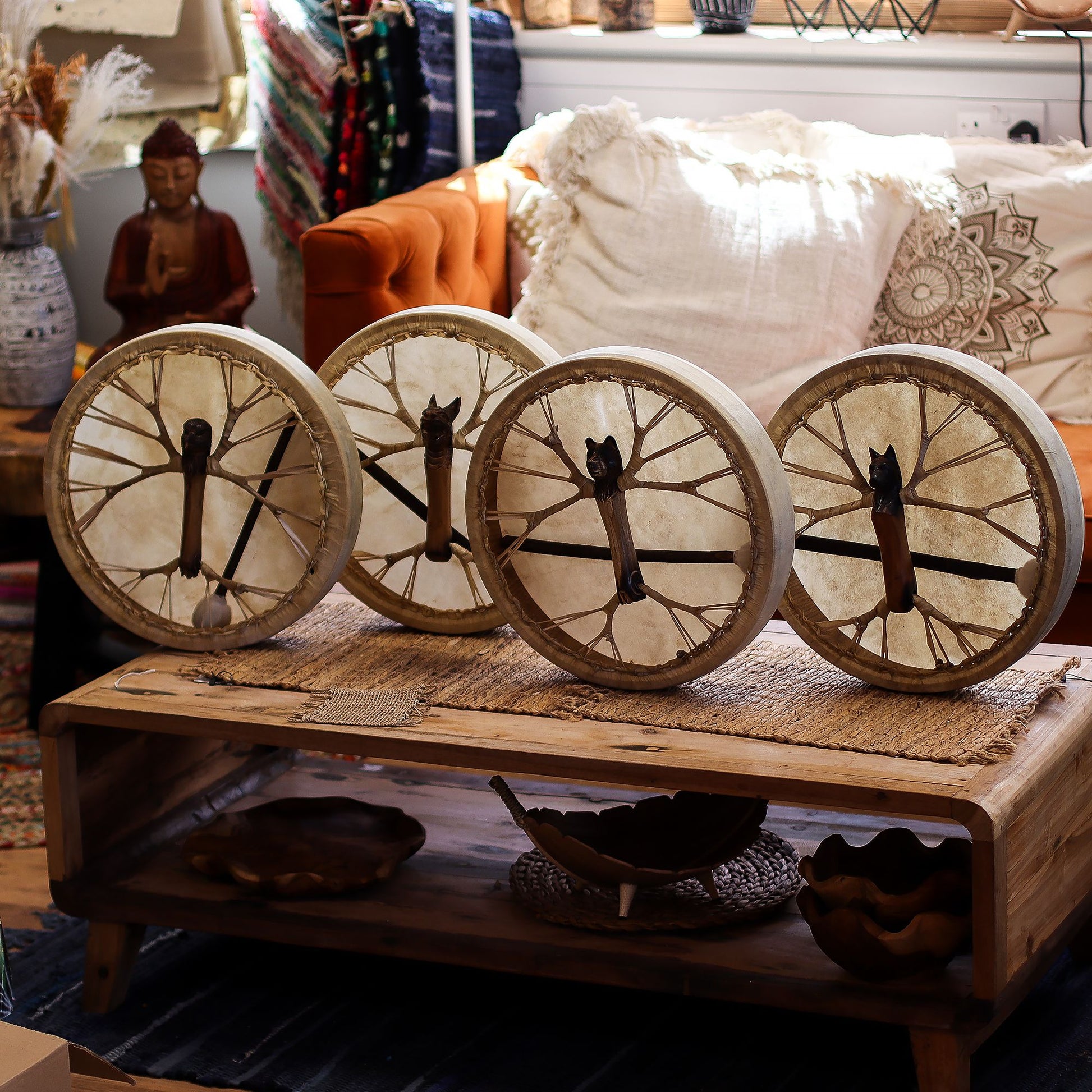 Spirit of the Wolf - Sharman Drum & Stick- Tunable