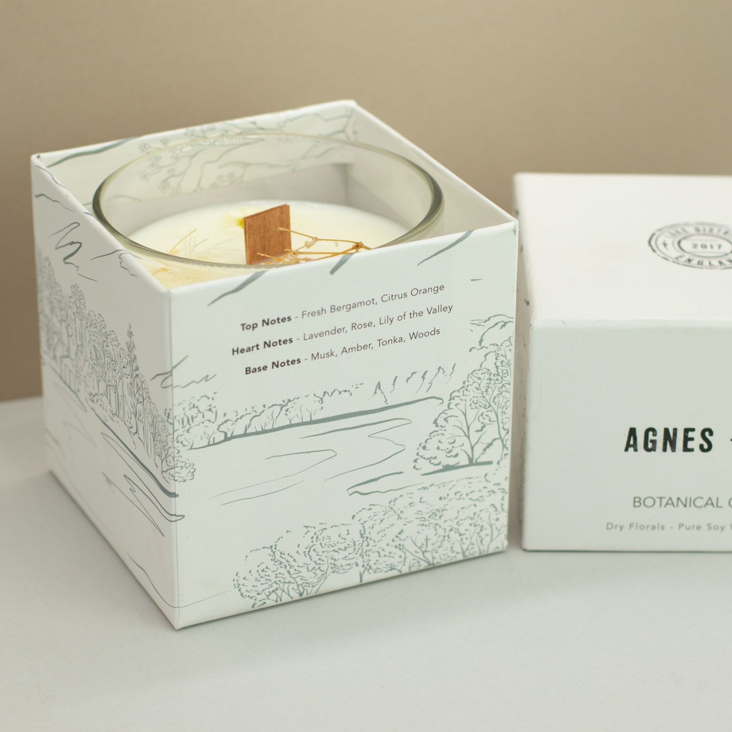Agnes & Cat Botanical Soy Wax Candle - Windermere