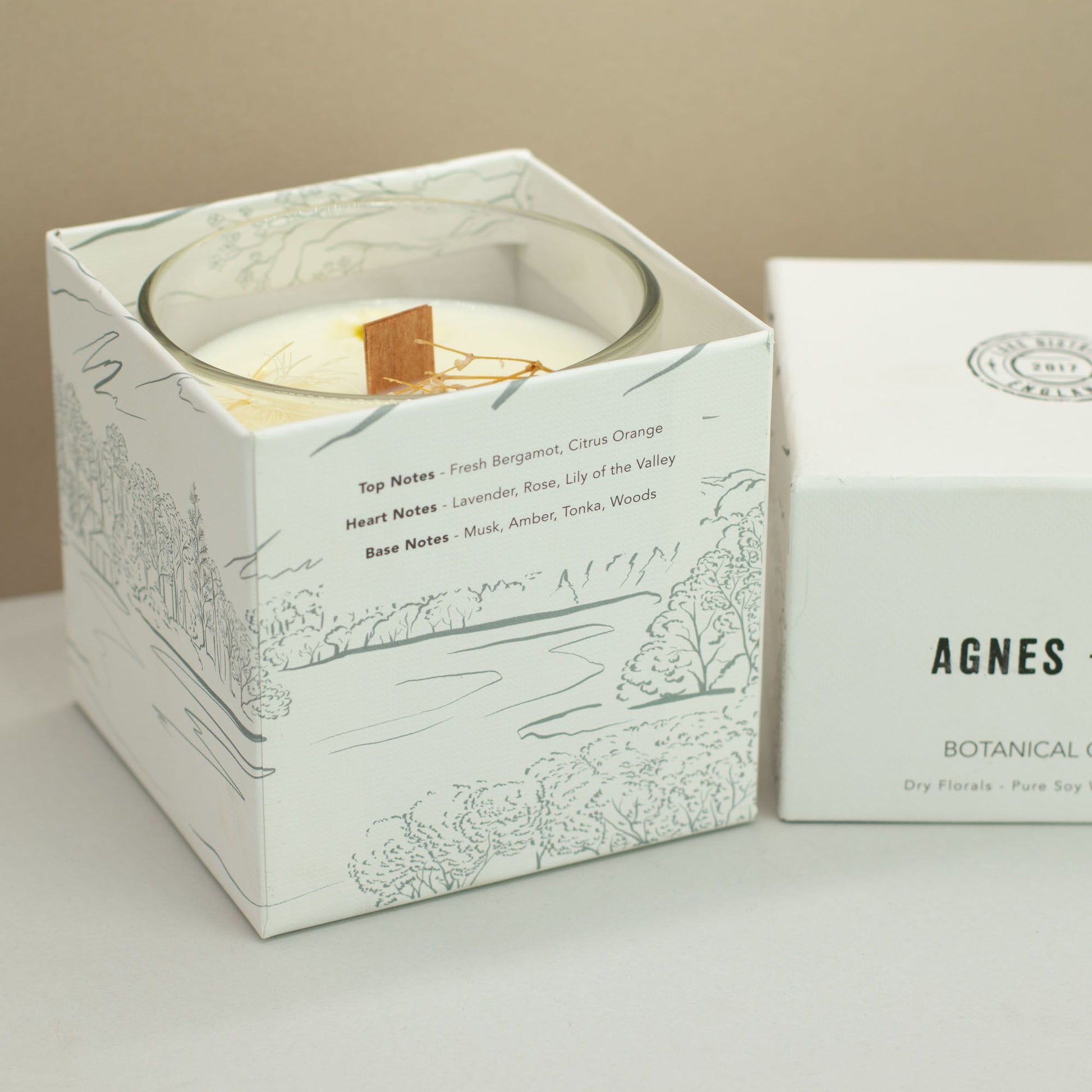 Agnes & Cat Botanical Soy Wax Candle - Windermere