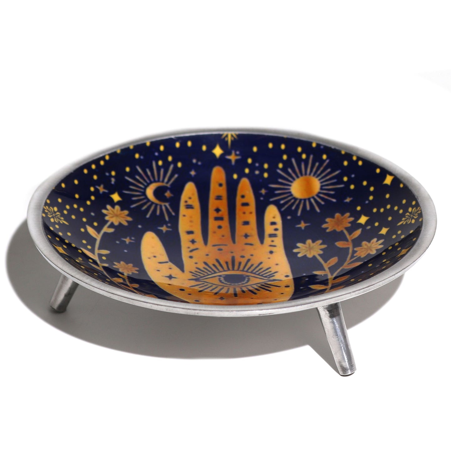 Hamsa Midnight Blue Altar Dish