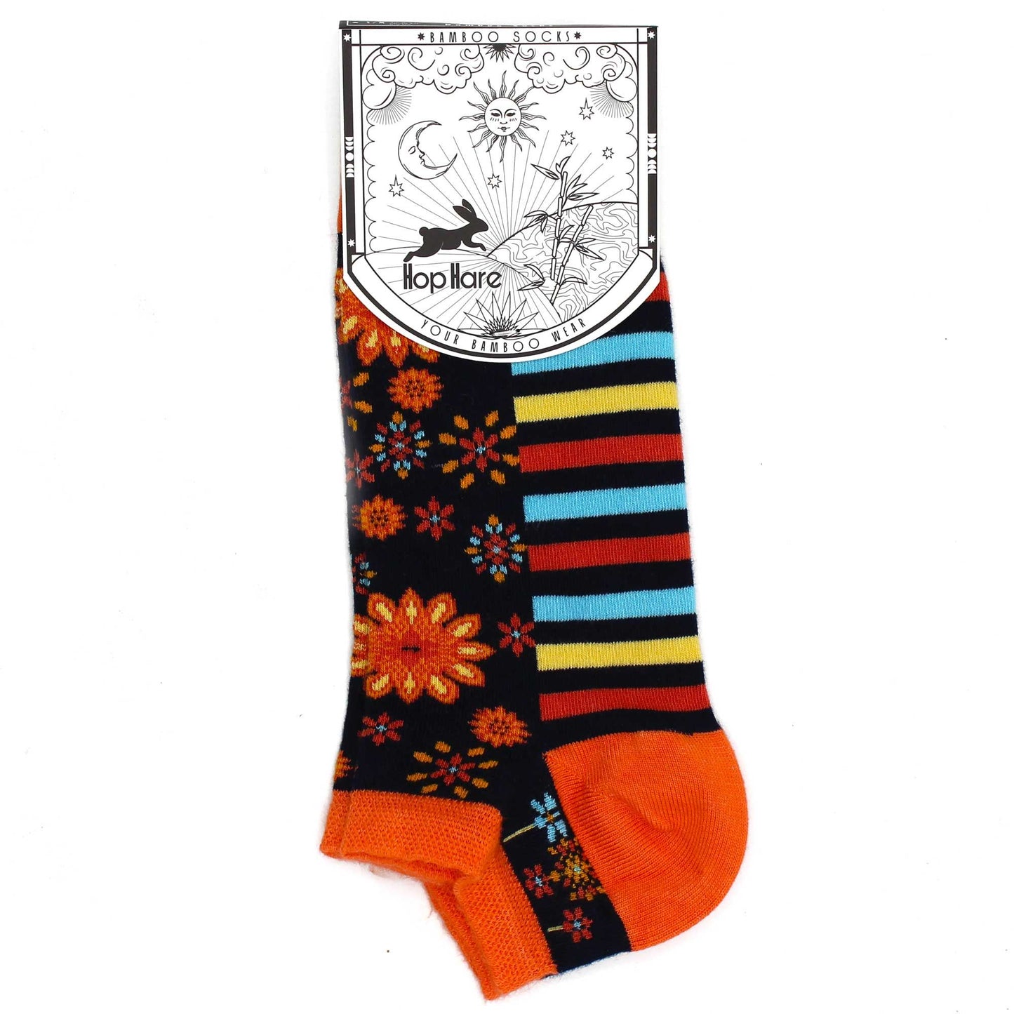 Hop Hare Bamboo Socks Low Mandala Flowers