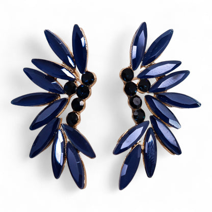 Royal Blue - Vintage Glass - Faries - Earrings