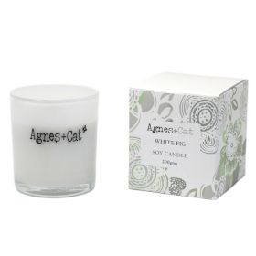 Agnes + Cat Votive Candle - White Fig
