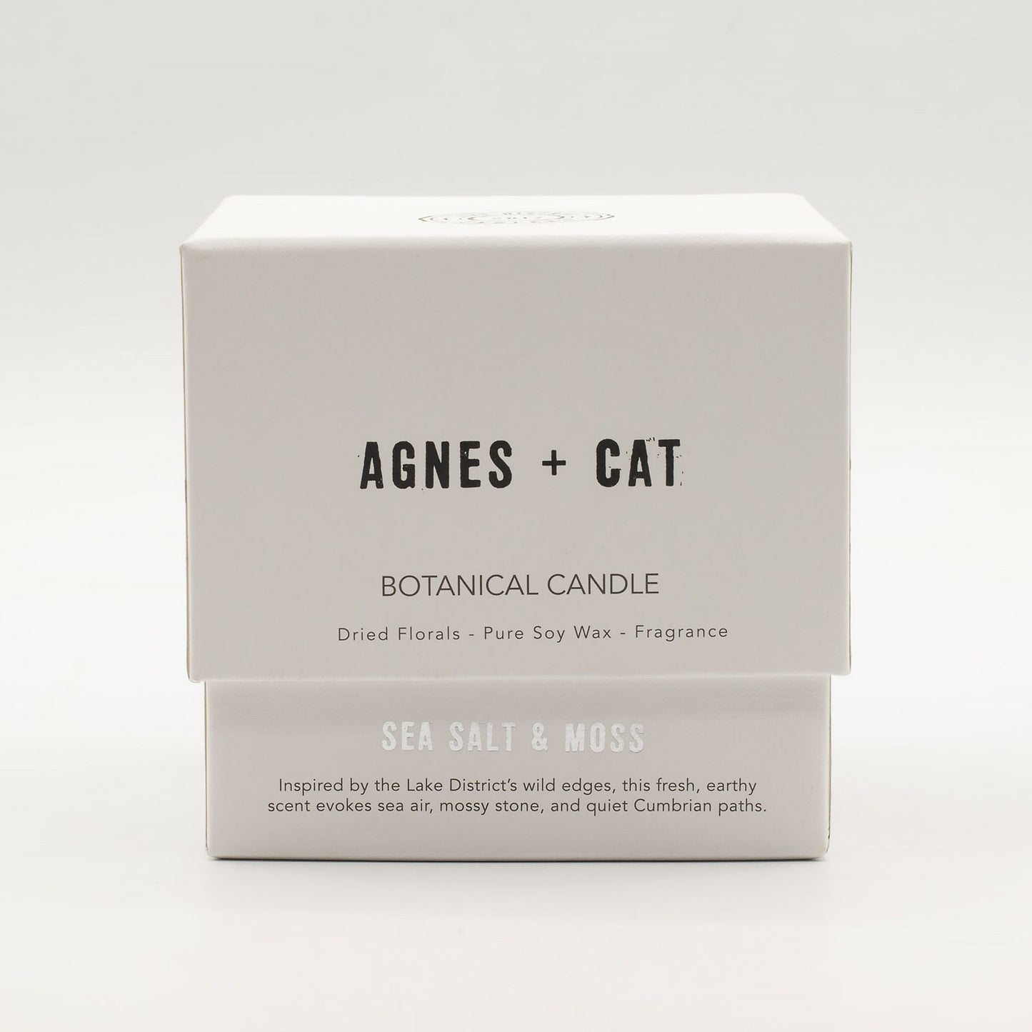 Agnes & Cat Botanical Soy Wax Candle - Seasalt & Moss