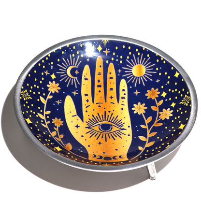 Hamsa Midnight Blue Altar Dish