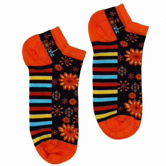 Hop Hare Bamboo Socks Low Mandala Flowers