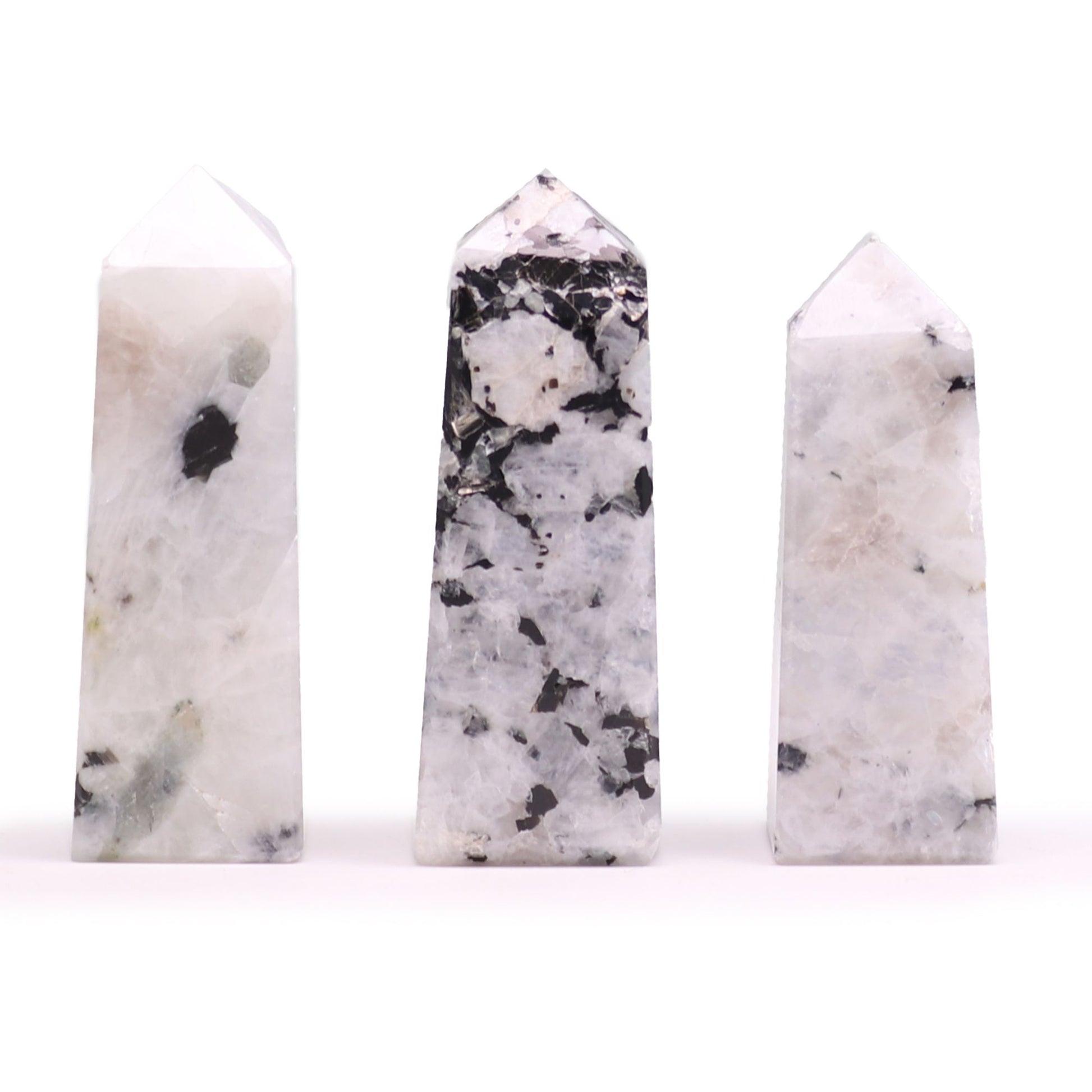 Gemstone Obelisk Points - Moonstone