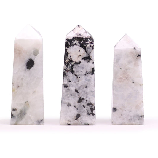 Gemstone Obelisk Points - Moonstone