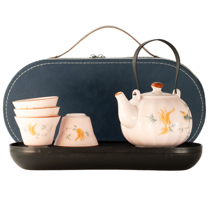 Pink Pumpkin Tea Travel Set