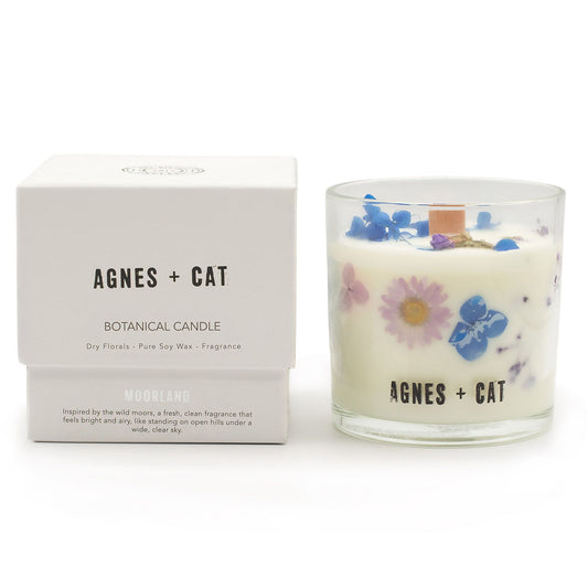 Agnes & Cat Botanical Soy Wax Candle - Moorland