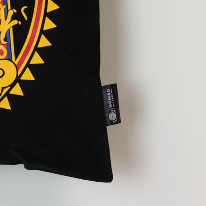 Dragon & Yin Yang Black Cotton Tote Bag