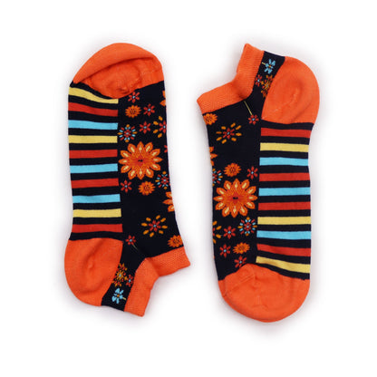 Hop Hare Bamboo Socks Low Mandala Flowers