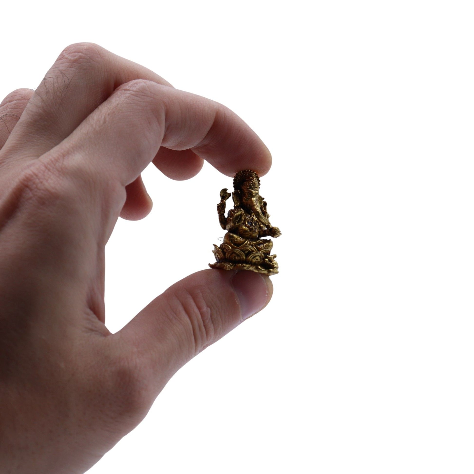 Brass Miniature Gods - Ganesha