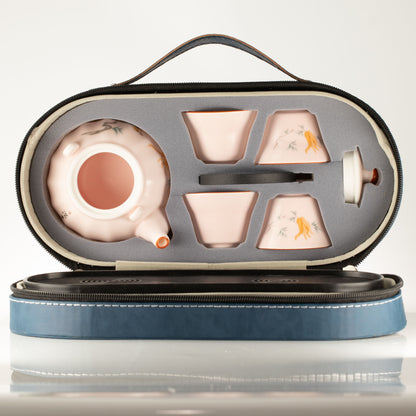 Pink Pumpkin Tea Travel Set