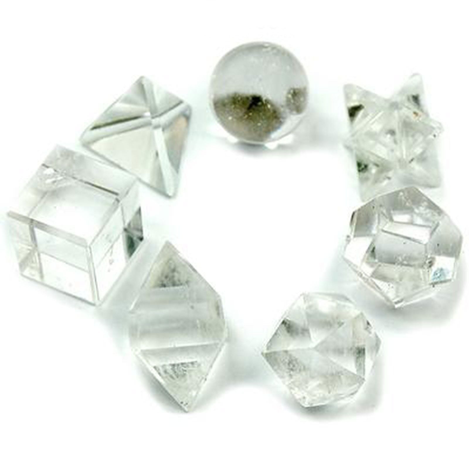 Geometric Seven Piece Crystal Set DV