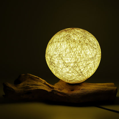 DriftGlow Lamp Cotton Wrap Cream Shade