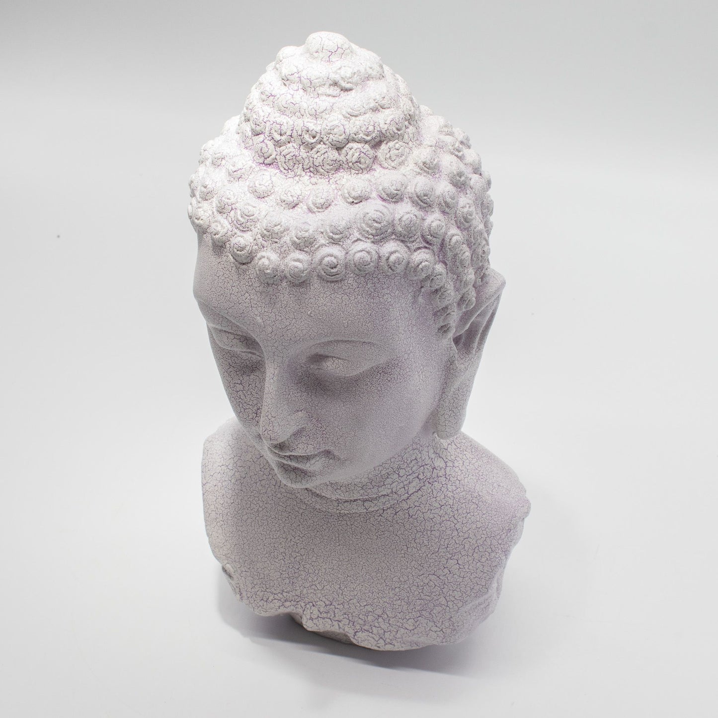 Lavender Buddha Bust Lamp