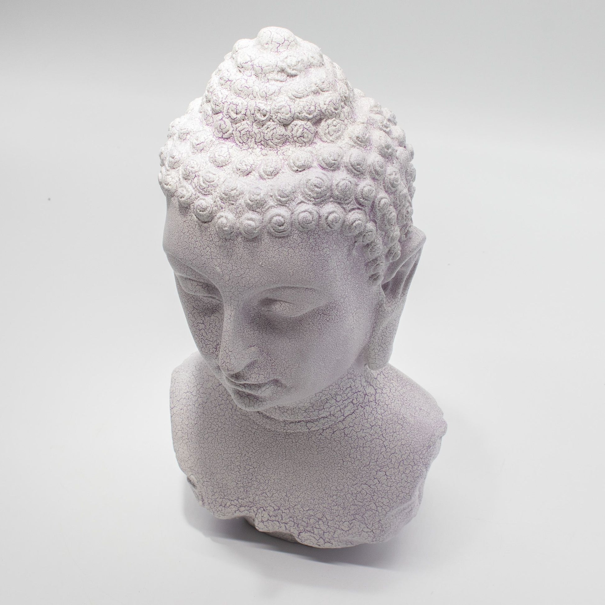 Lavender Buddha Bust Lamp