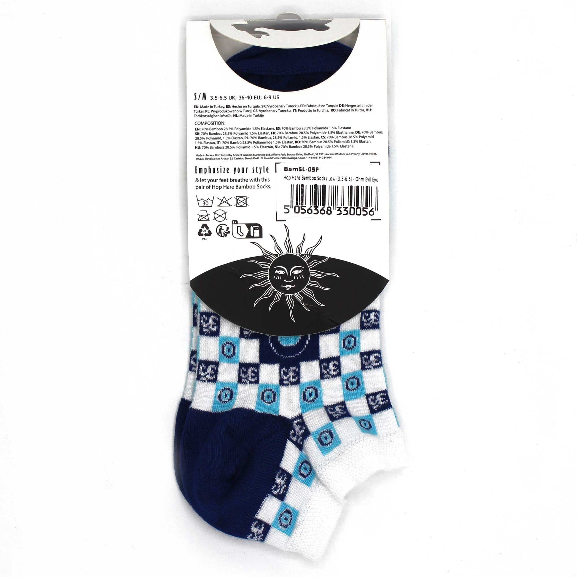 Hop Hare Bamboo Socks Low Ohm Evil Eye
