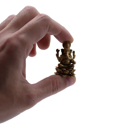 Brass Miniature Gods - Ganesha