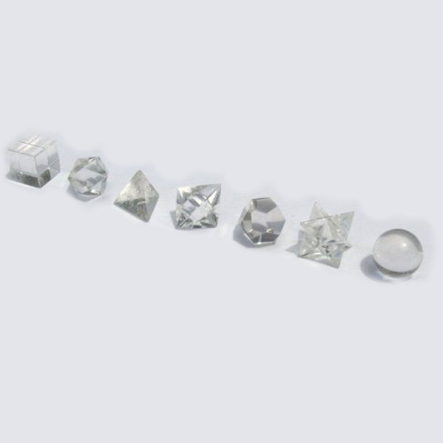 Geometric Seven Piece Crystal Set DV