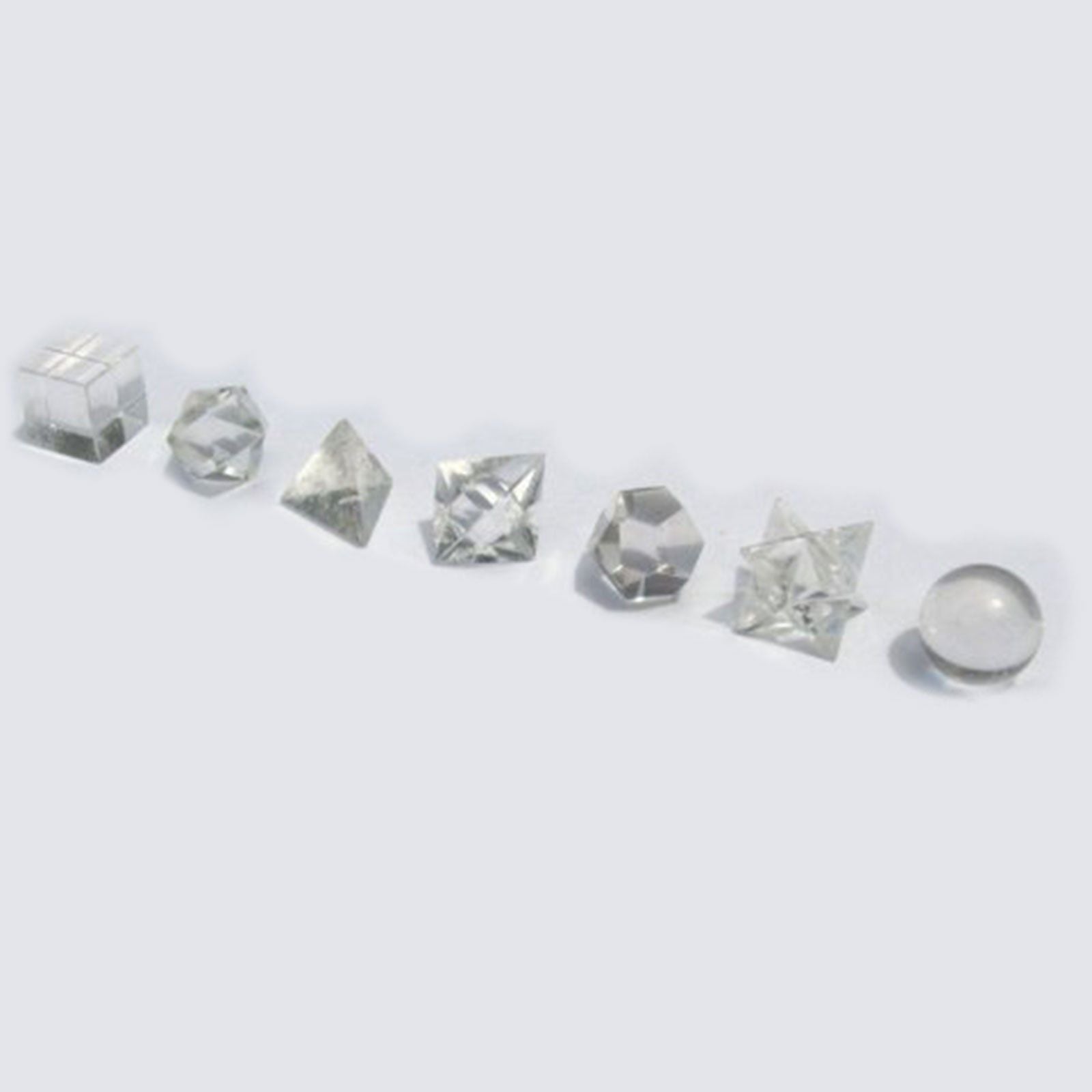 Geometric Seven Piece Crystal Set DV