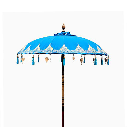 Bali Patio Parasol Garden Umbrella - Turquoise 1.5m