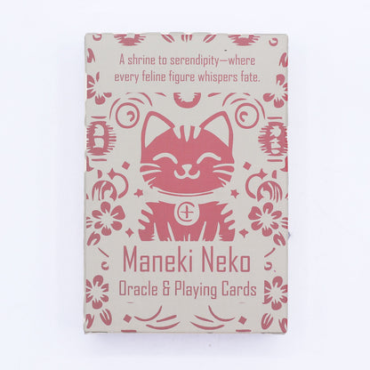 Fortune Cats Playing & Oracle Cards- Maneki Neko Deck