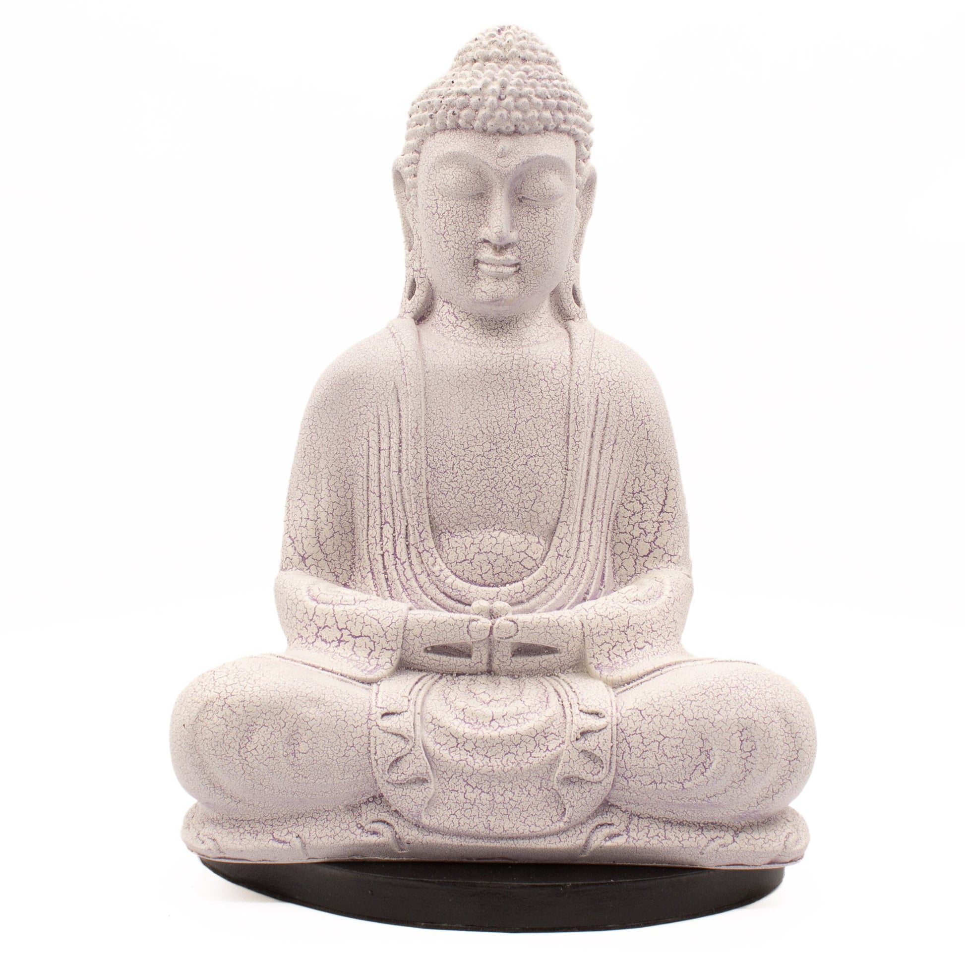 Lavender Meditation Buddha Lamp