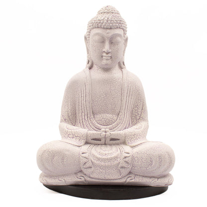 Lavender Meditation Buddha Lamp