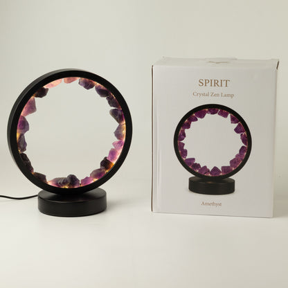 Gemstone Halo Lamp – Zen Spirit Amethyst