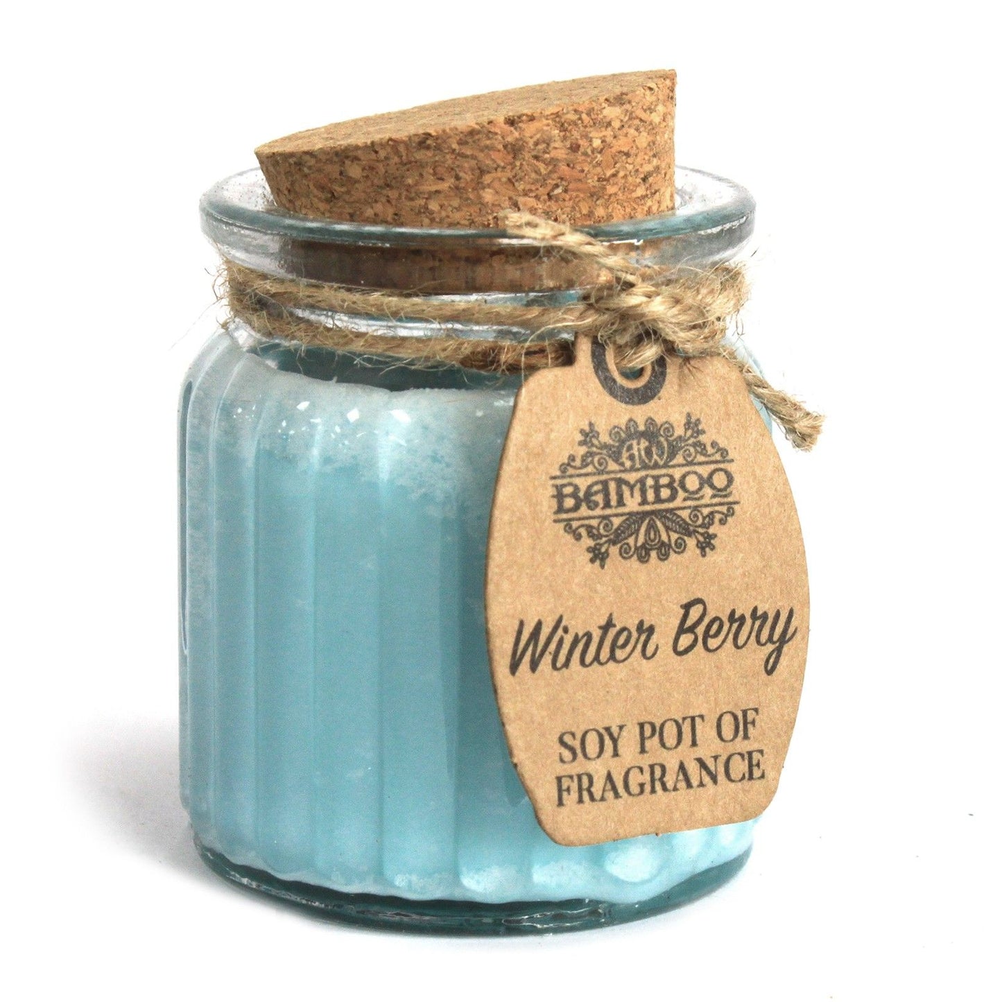 Winter Berry Soy Wax Candle Pot Set