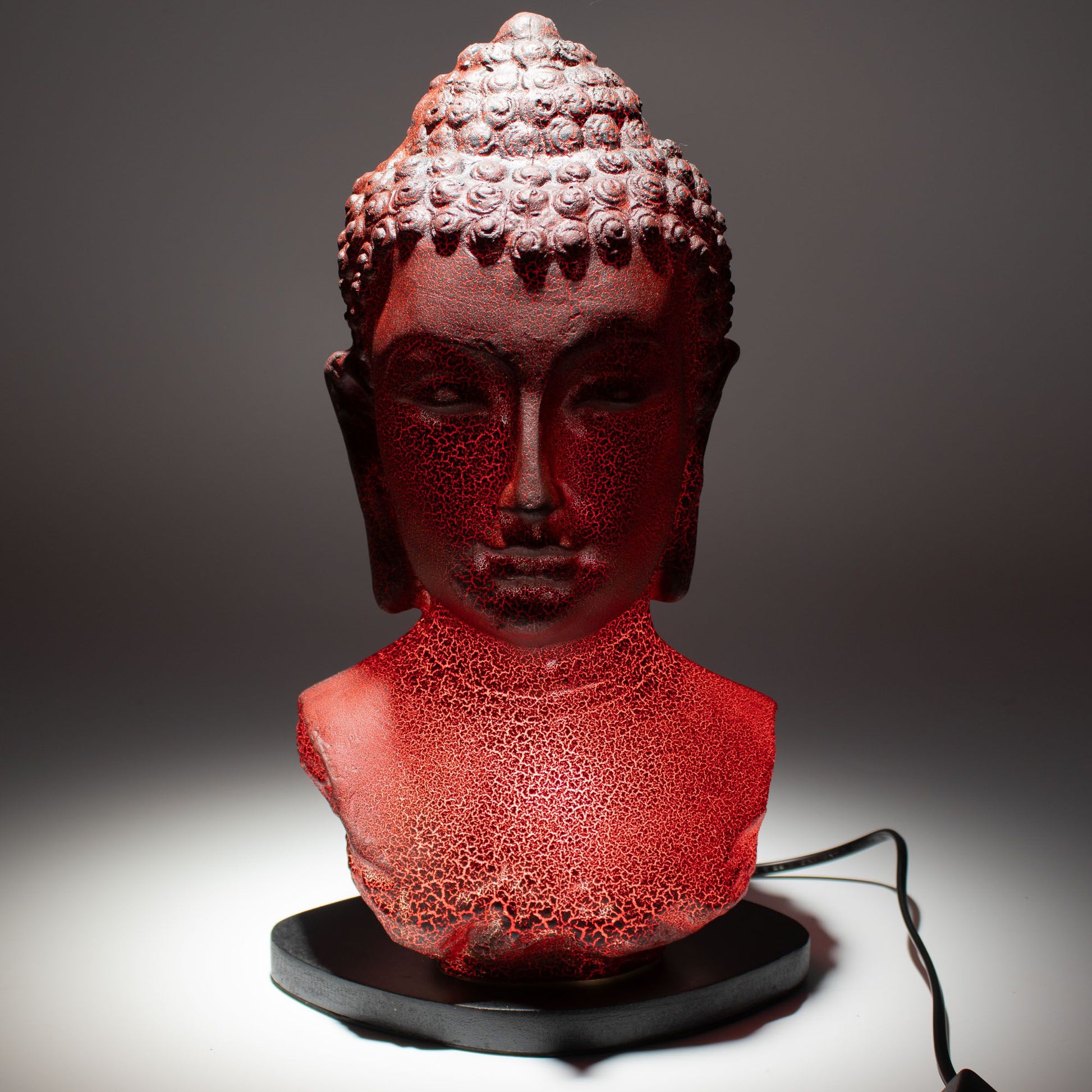Molten Lava Buddha Bust LampMolten Lava Buddha Bust Lamp