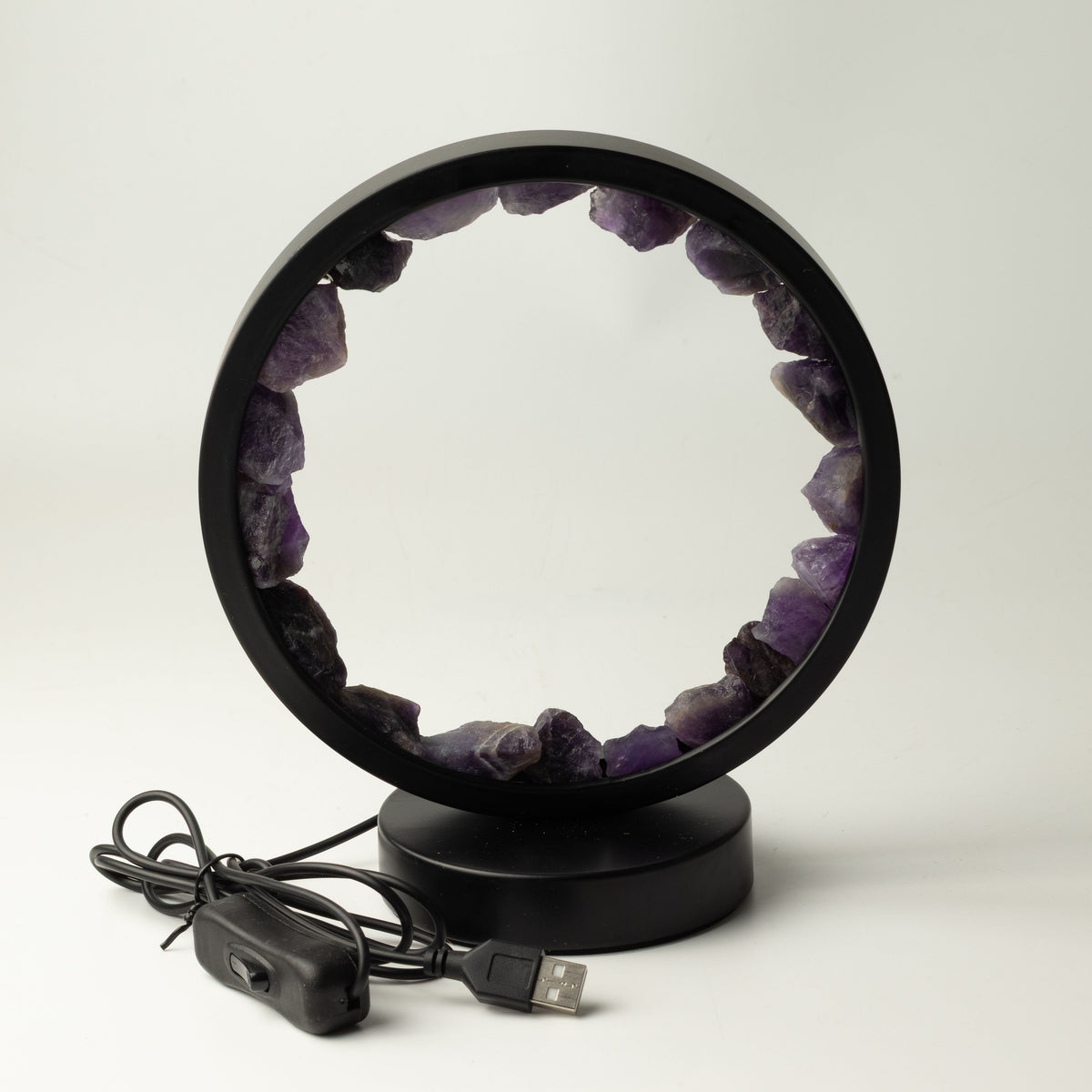 Gemstone Halo Lamp – Zen Spirit Amethyst