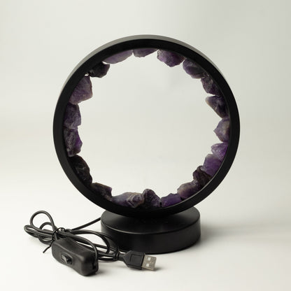 Gemstone Halo Lamp – Zen Spirit Amethyst