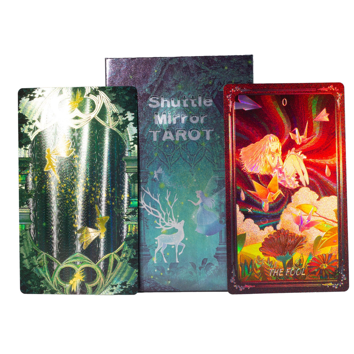 Shuttle Mirror Holographic Tarot Card Set with Booklet