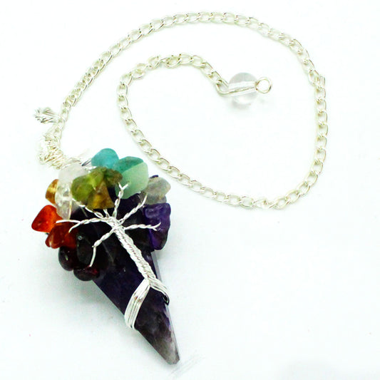 Pendulum - Seven Chakra - Amethyst
