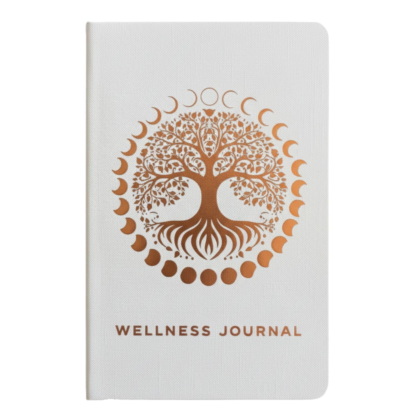 Wellness Journal - White - Rose Gold Tree of Life