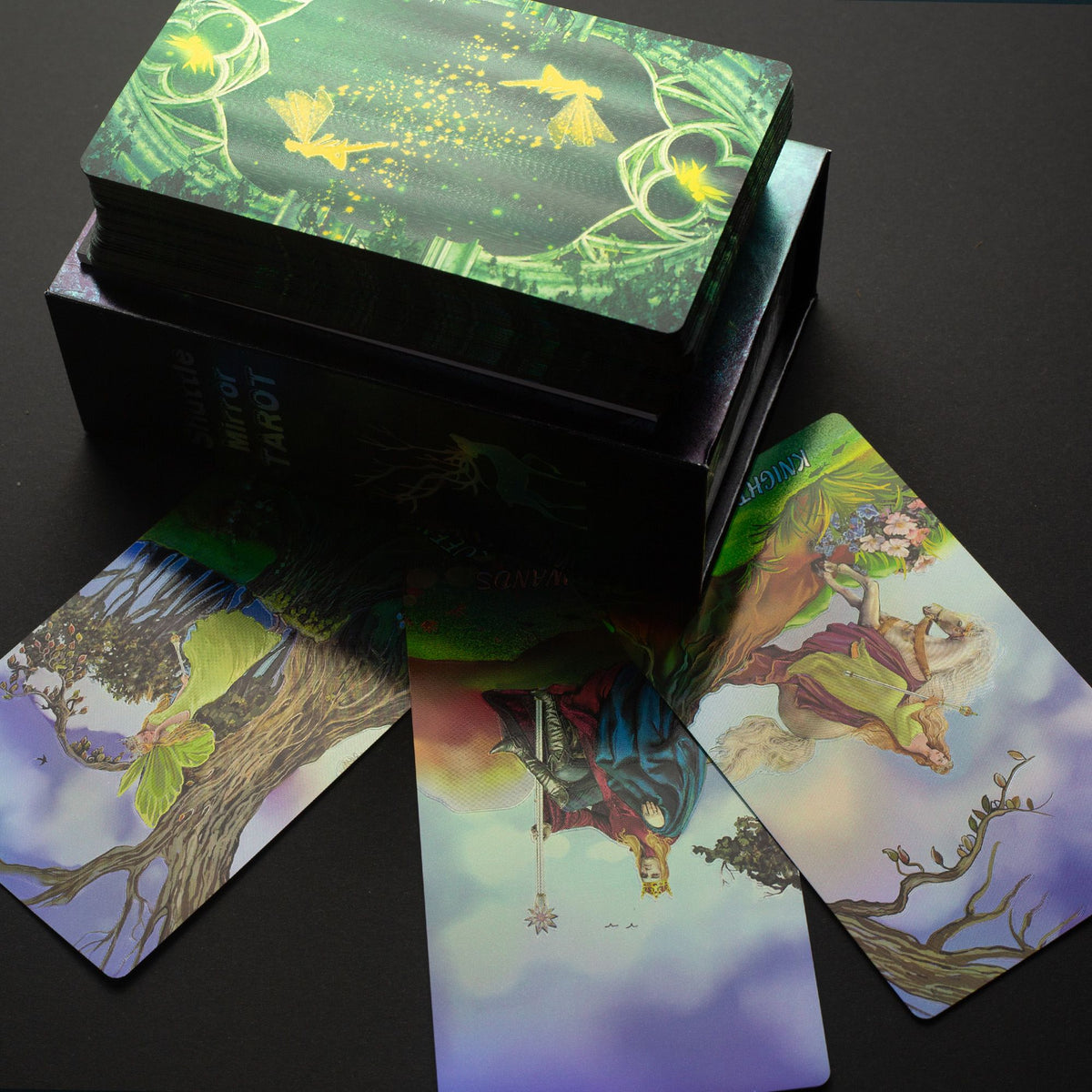 Shuttle Mirror Holographic Tarot Card Set with Booklet