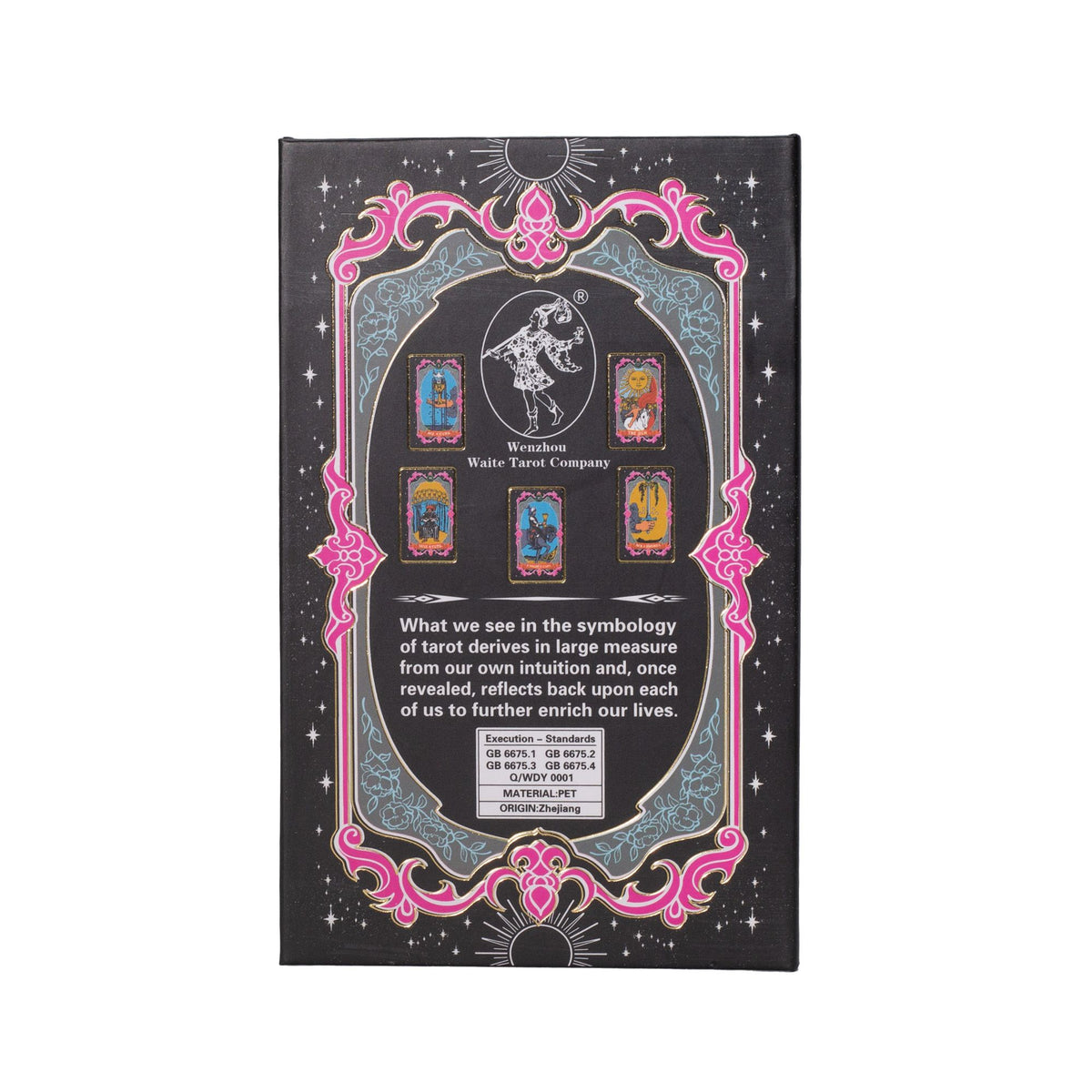 Gold Foil Tarot Card Set with Booklet