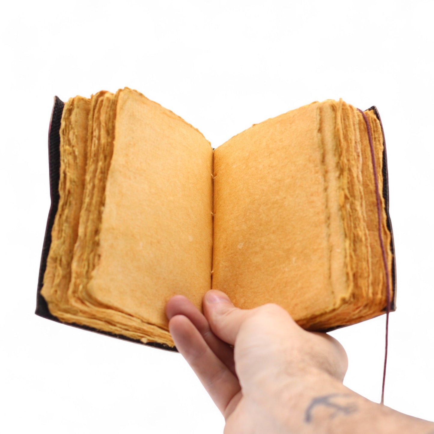 Fat Deckled Edge Leather Notebook – Every Day May Not Be Good