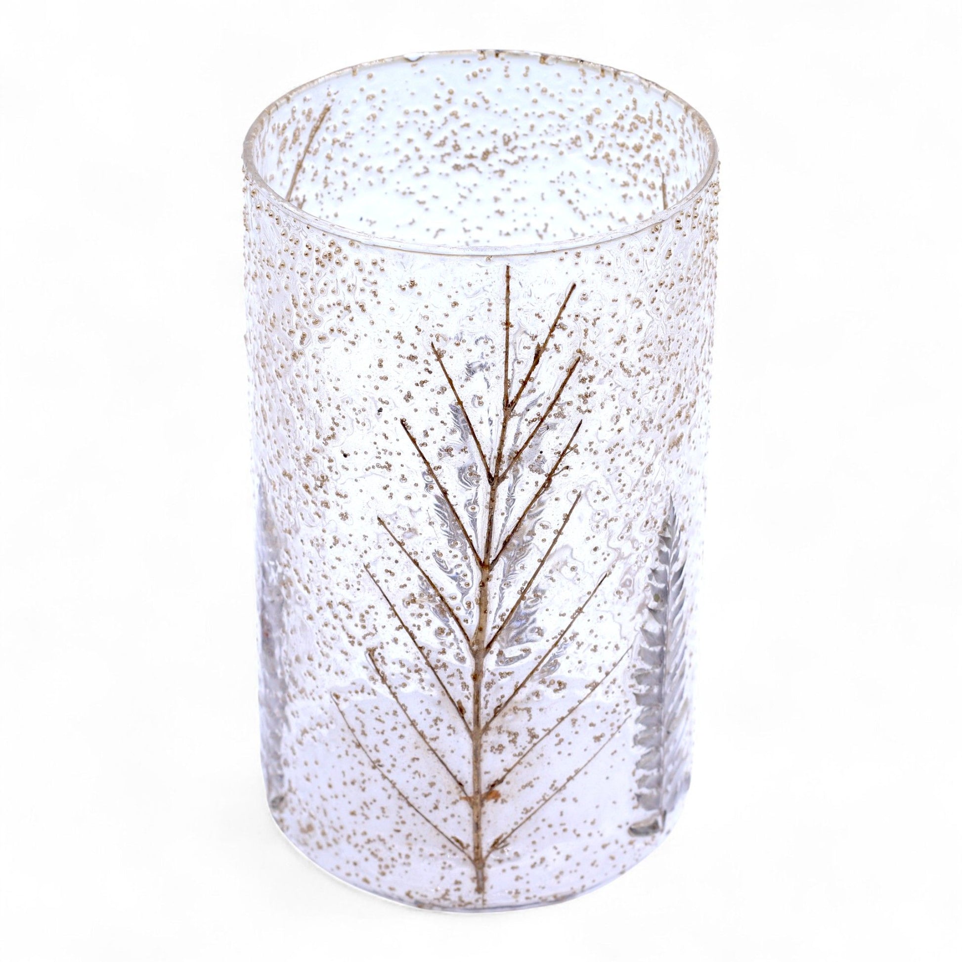 Natural Floral Glass - Tall Vase Candle Holder Primo