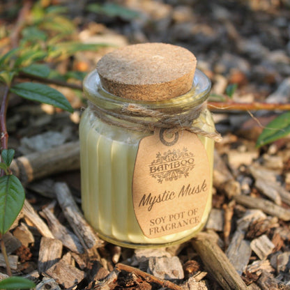 Mystic Musk Soy Wax Candle Pot Set